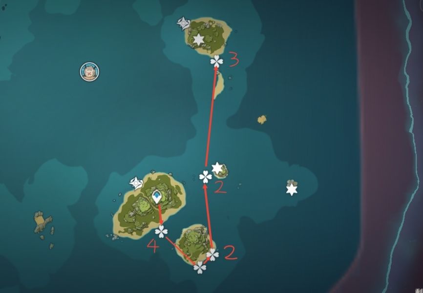 原神海灵芝分布图