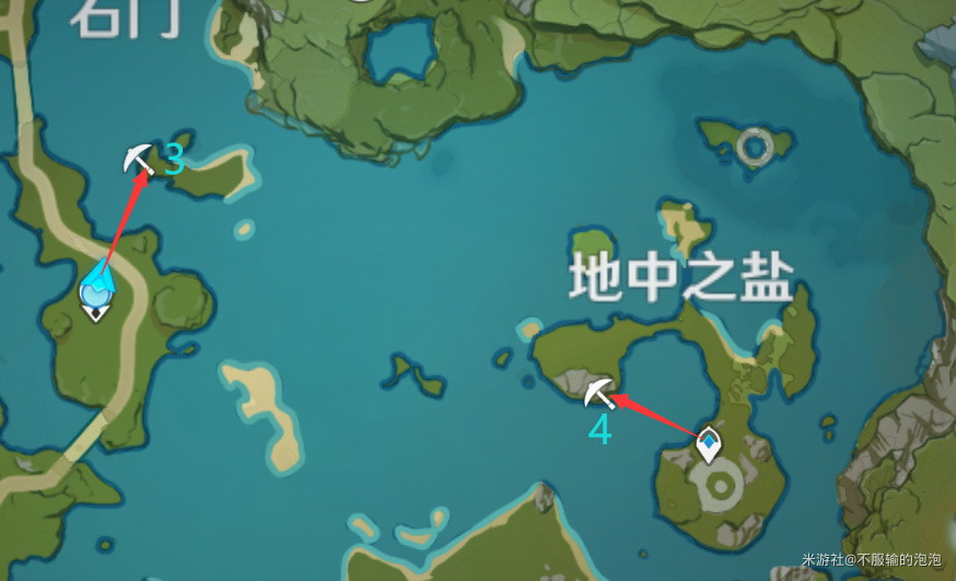 原神铁矿石分布图