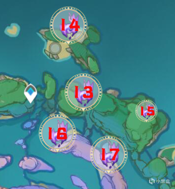 原神2.1雷神瞳位置分布图