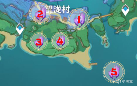 原神2.1雷神瞳位置分布图